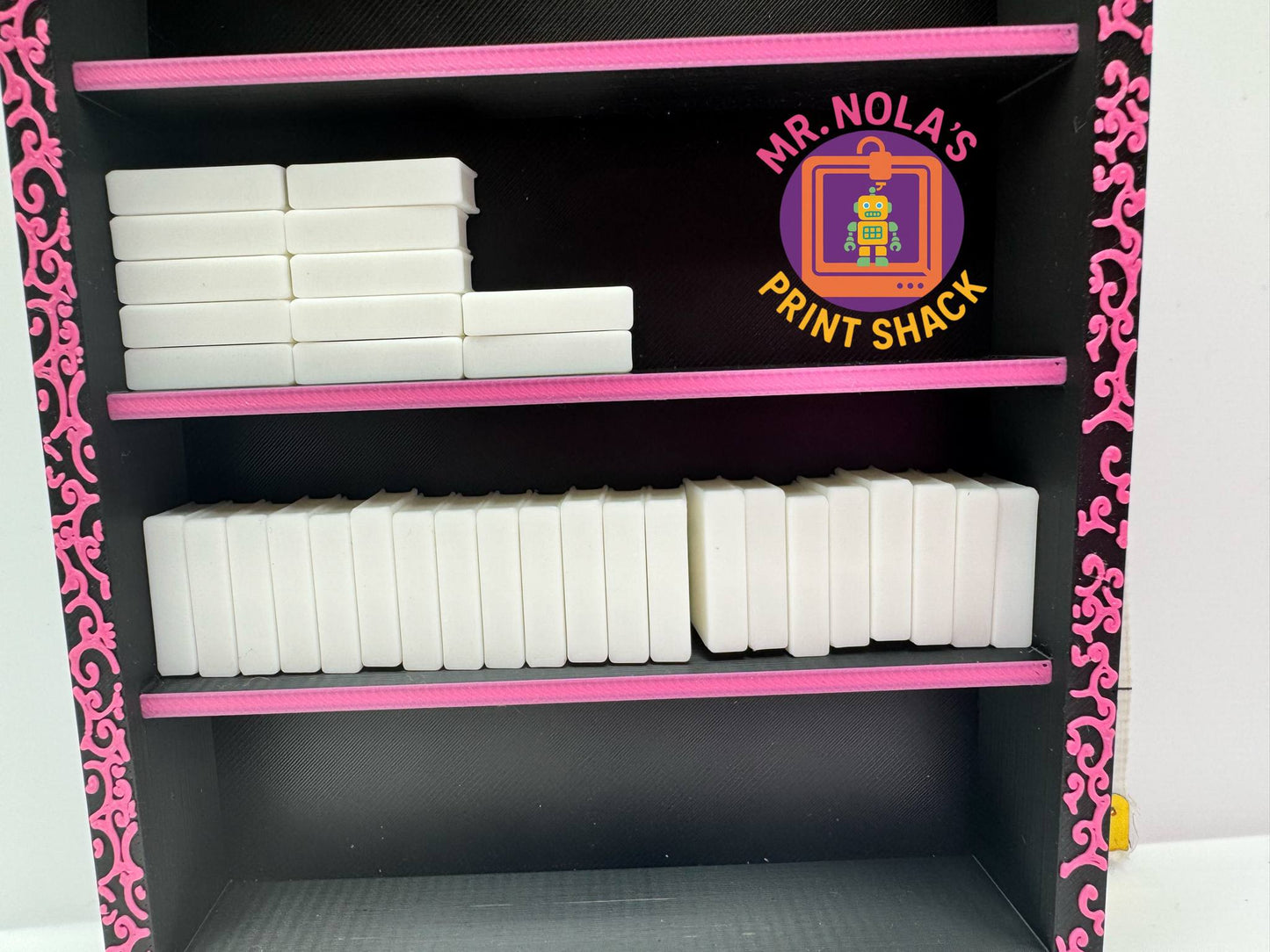 Print Shack  3D Printed Mini Blank Books for Book Case