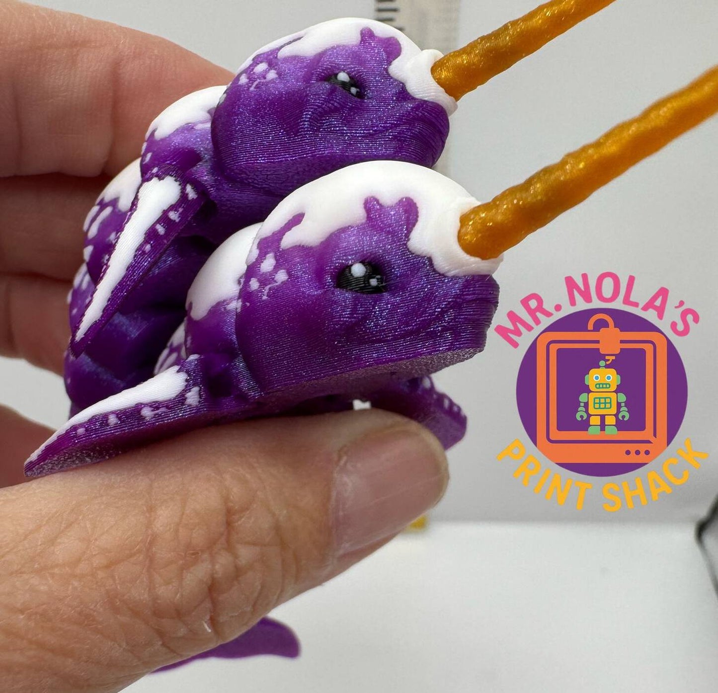 Print Shack  3D Printed Gnarles The Grumpwhal