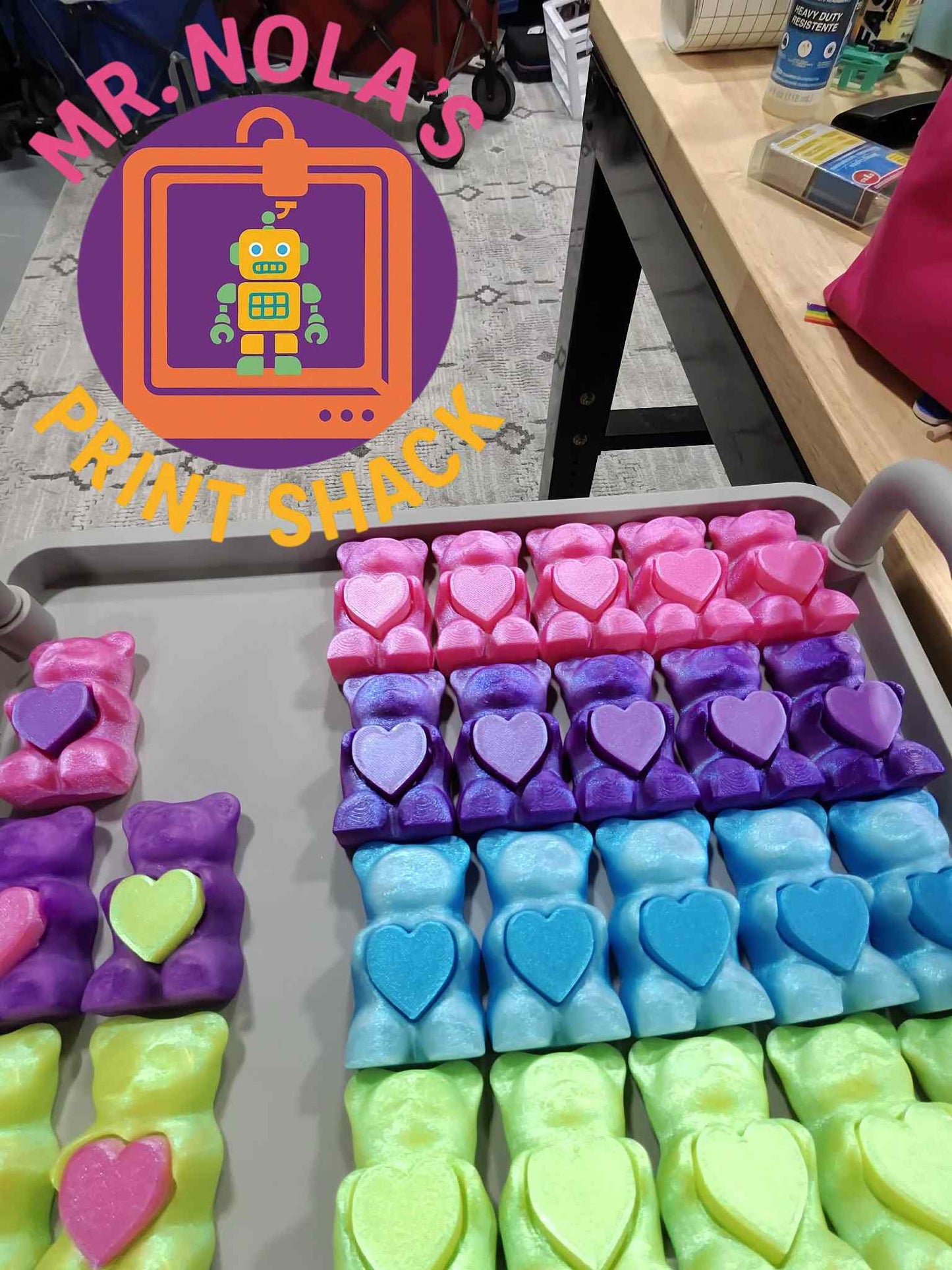 Print Shack  3D Printed Bad News Bears: Gummy Mayhem Edition