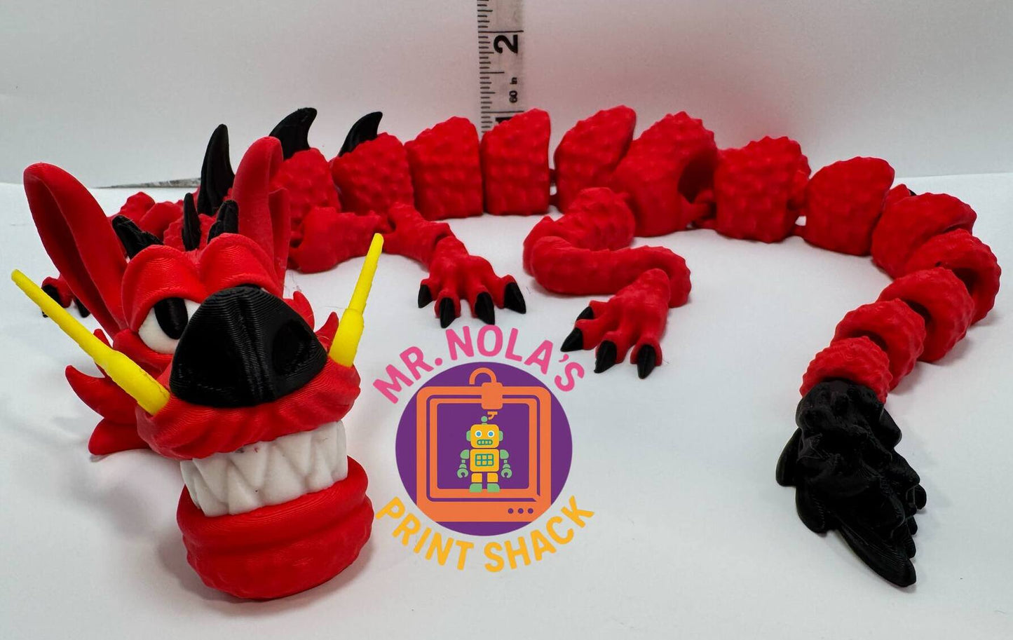 Print Shack  3D Printed Sizzlefang The Dragon