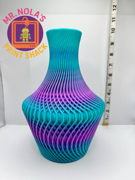 Print Shack  3D Printed Wonder Wave Vase Mermaid