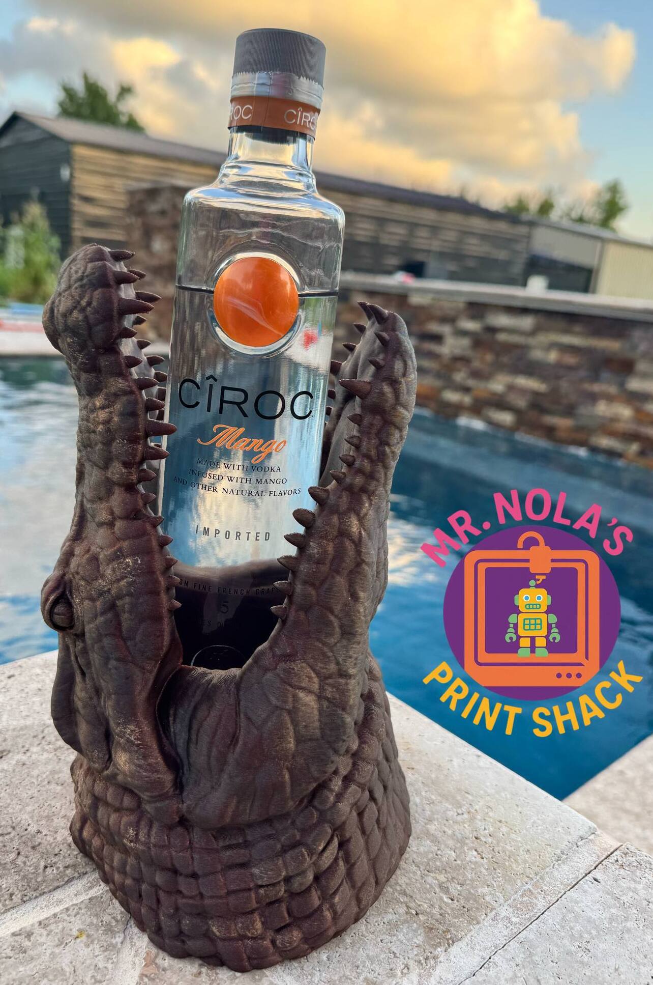 Print Shack  3D Printed Gnarles The Gator Gripper