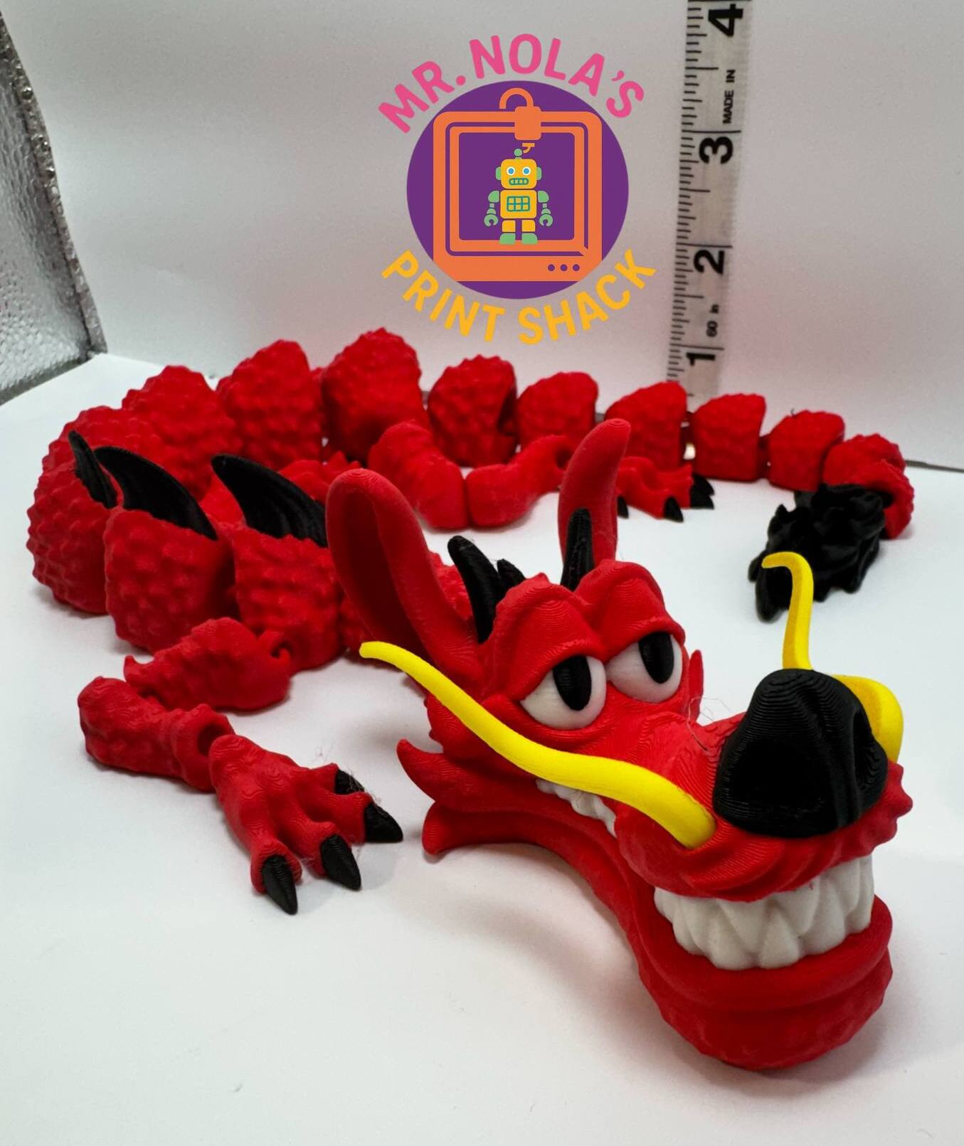 Print Shack  3D Printed Sizzlefang The Dragon
