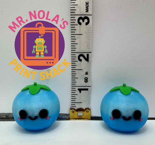 Print Shack  3D Printed Billy the Bad Ass Blueberry