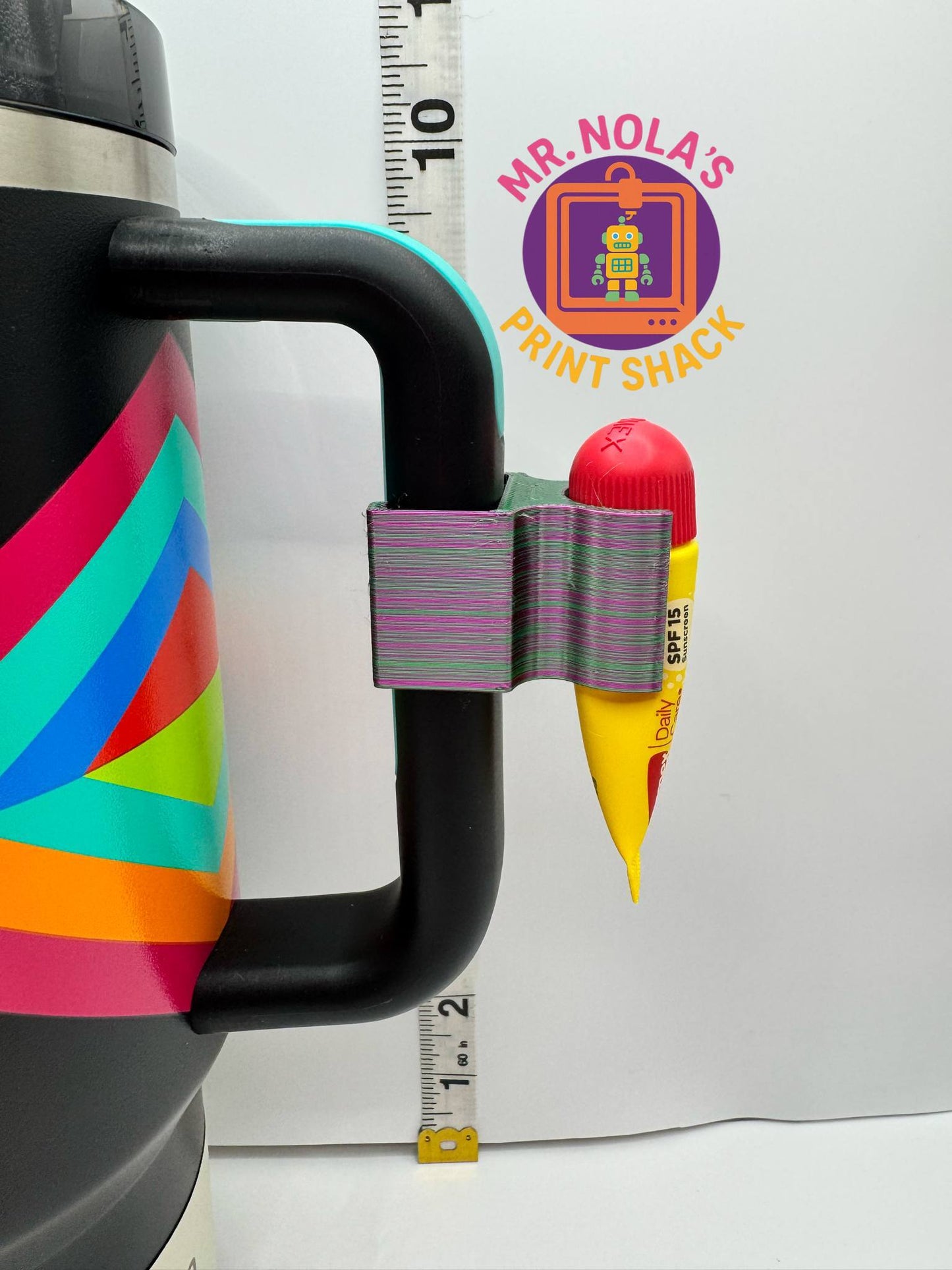 Print Shack  3D Printed Pucker Up Handle Clip- Watermelon Edition